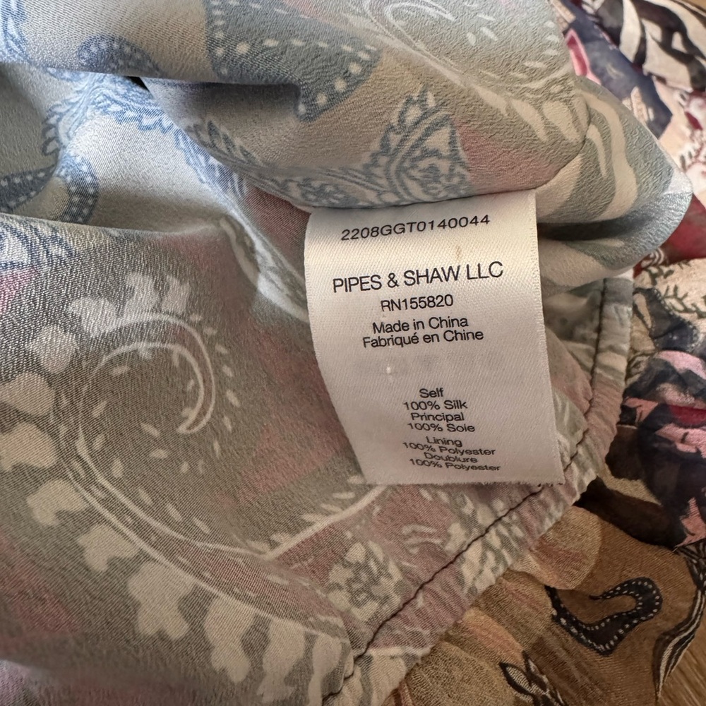 Veronica Beard Brown Multi Jayce Patchwork Paisle… - image 8